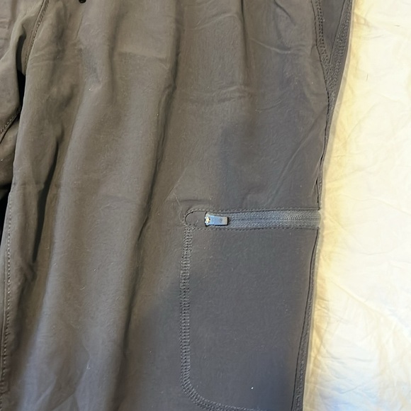 Eddie Bauer Womens Polar Fleece Lined Pull On Pants Black Gray Drawstring 10 - Picture 3 of 16